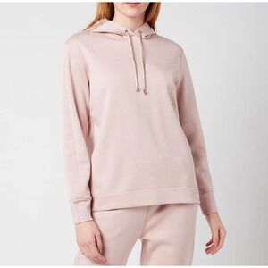 TED‎ BAKER LONDON Salara Light Pink Hooded Pullover Sweatshirt Size 4